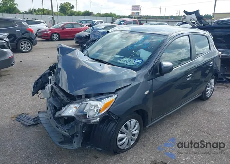 2024 Mitsubishi Mirage Es/Le из США, поврежденный, VIN ML32AUHJ2RH009729